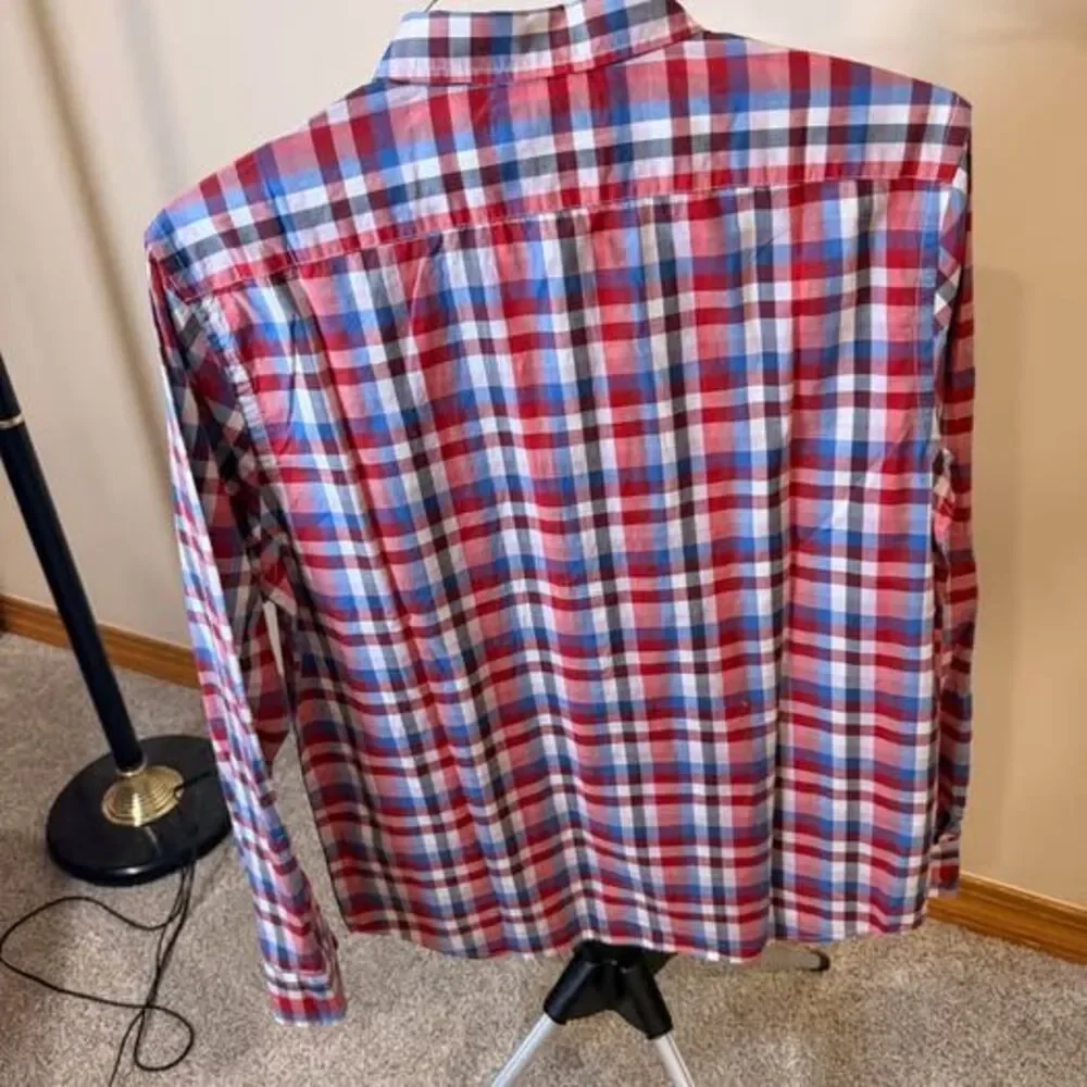 Banana Republic Untucked Fit Plaid Shirt - Size M